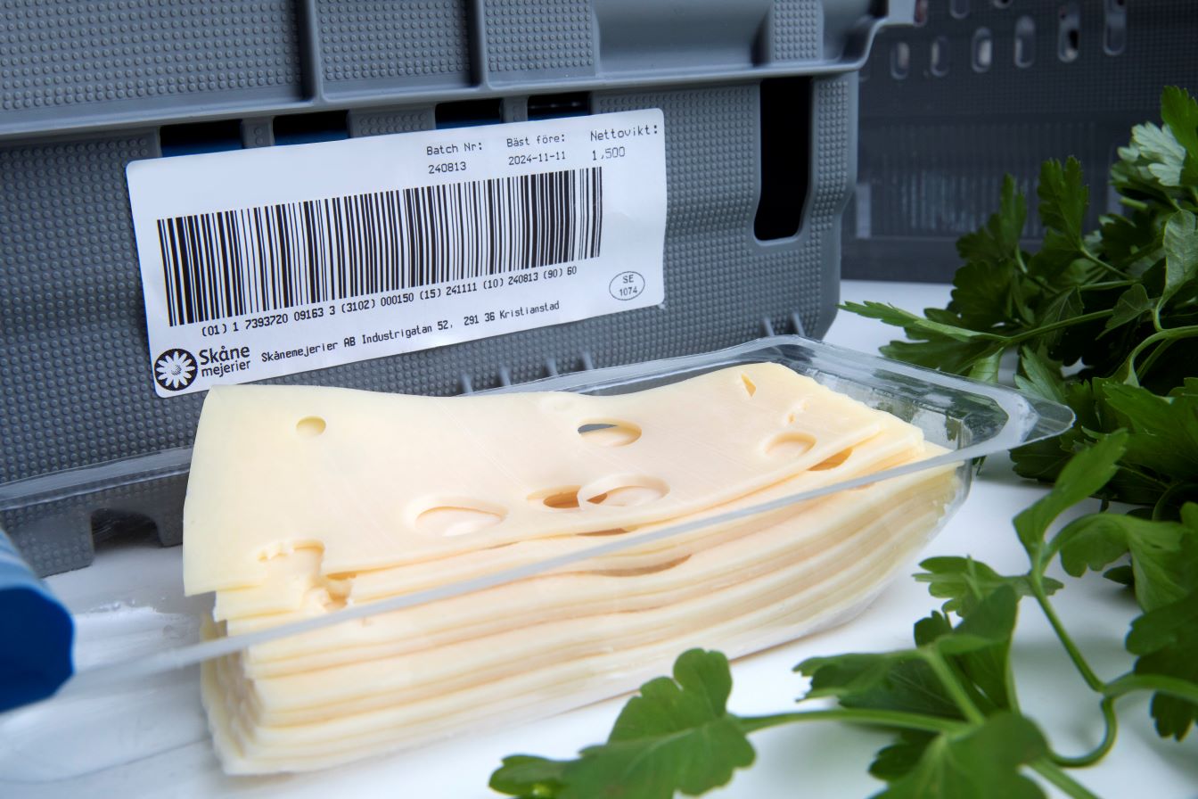 Tray for storing the cheese produced at Skånemejerier