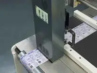 Overprinting QR Codes onto pre-printed labels 