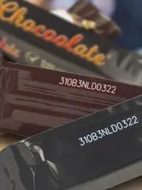 Laser date code on film - D310